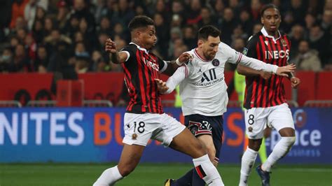 Nice Paris Saint Germain Psg Slip Up As Ligue Rivals Nice Grab