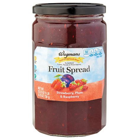 Wegmans Strawberry Plum Raspberry Fruit Spread Wegmans