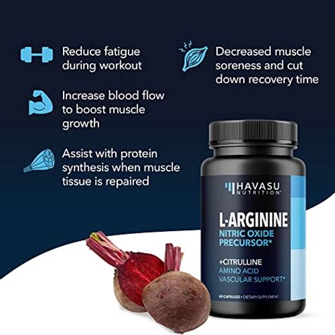 Havasu Nutrition L Arginine Male Enhancing Supplement From Nitric Oxide