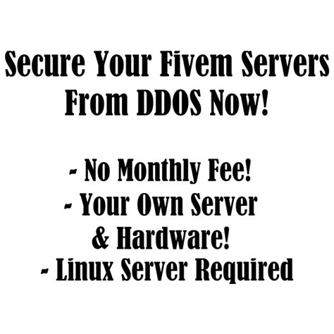 Secure Your Fivem Server From Ddos Attack By Ayobpro Fiverr