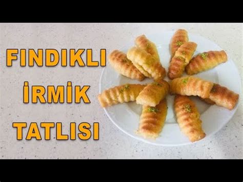 BU TATLI AŞIRI KOLAY ve LEZZETLİ FINDIKLI İRMİK TATLISI TARİFİ