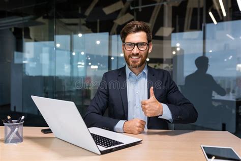Portrait Of Mature Successful Investor Businessman In Business Suit