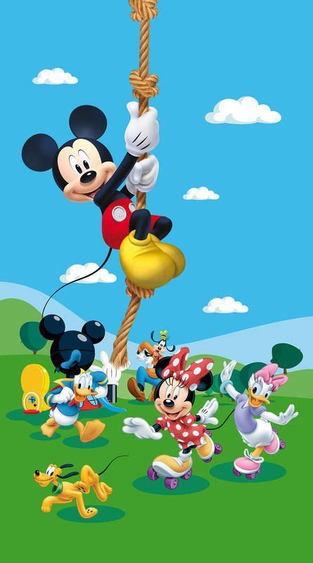 Rideaux La Maison De Mickey Et Ses Amis Disney Voilage 140x245 Cm