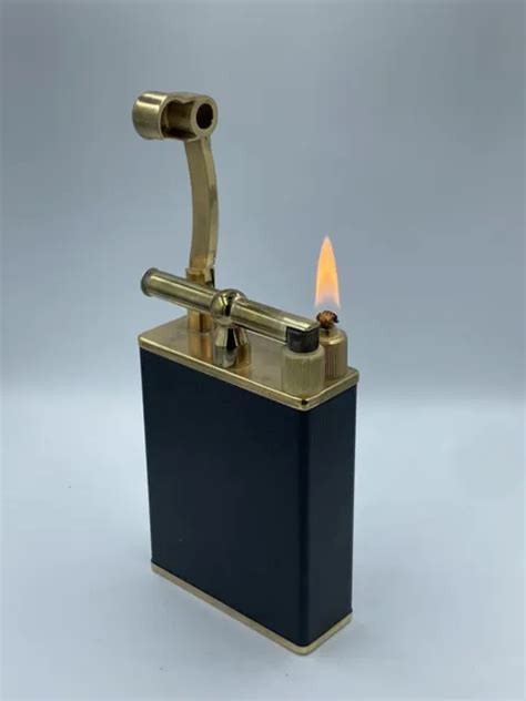 Ancien Briquet Table Essence Vintage Petrol Table Lighter Feuerzeug