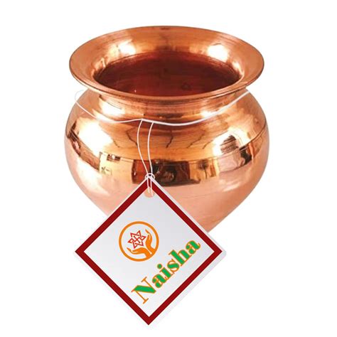 Buy Naisha Indian Copper Kalash Lota For Puja Wedding Purpose