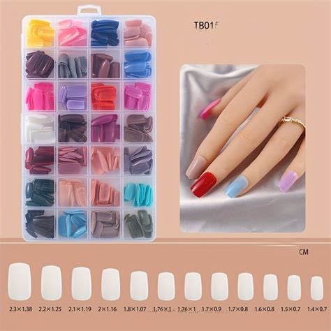 Best Addfavor Short Press On Nails Square Round Short Fake Nails