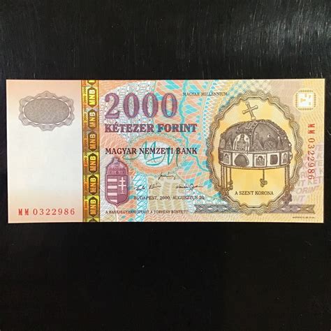 Yahoo オークション World Paper Money HUNGARY 2000 Forint2000