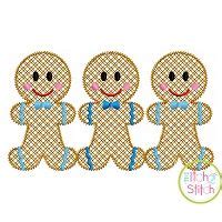 Gingerbread Christmas Machine Embroidery Designs Designs By JuJu