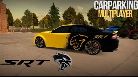 Plotagem SRT HELLCAT Para DODGE Charger Car Parking Multiplayer YouTube