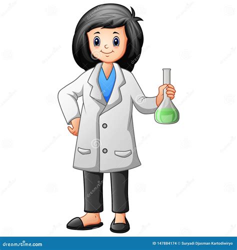 Female Scientist Clipart Free