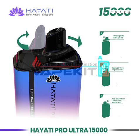 Hayati Pro Ultra 15000 Puffs Disposable Vape (Just at £8.99)