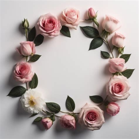 Premium Photo Circlet Of Roses