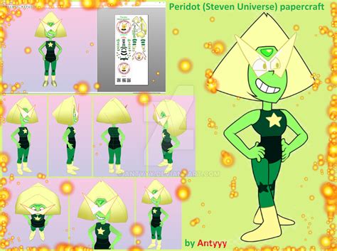 Peridot Steven Universe Papercraft By Antyyy On Deviantart