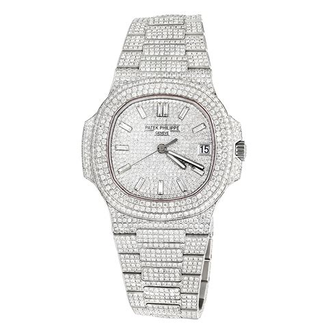 Itshot Fully Iced Out Men S Diamond Patek Philippe Watch Stainless