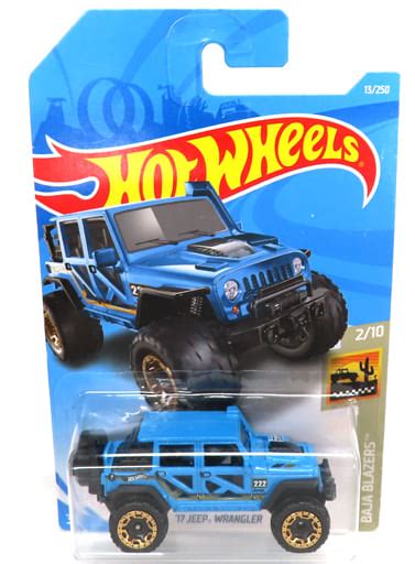 駿河屋 1 64 17 JEEP WRANGLER ブルーブラック Hot Wheels BAJA BLAZERS FYB94 ホットウィールhotwheels