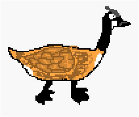 Pixel Art Goose Free Transparent Clipart Clipartkey