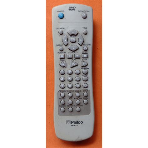 Controle Remoto Philco Pcr 117 Dvd Original Funcionando Shopee Brasil