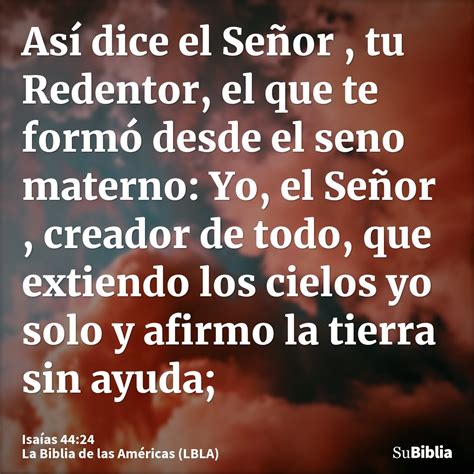 Isaías 44 24 Biblia