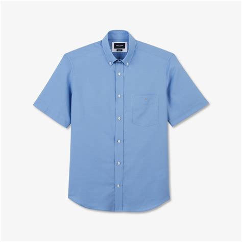 Eden Park Chemisettes Homme Chemisette Bleu Clair En Coton Piqué