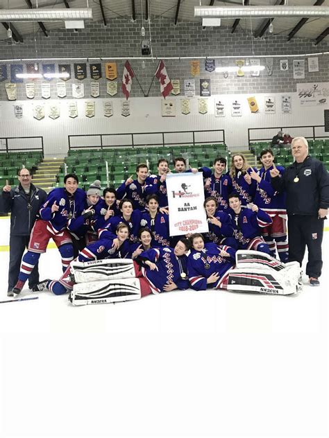 Bantam Aa Rangers Crowned City Champs Our Communities