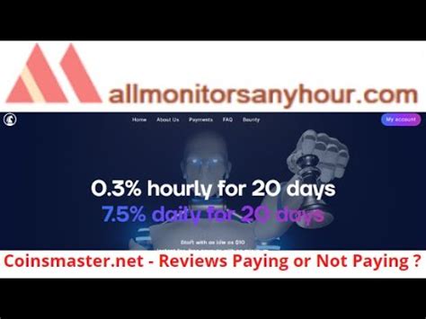 Coinsmaster Net Reviews Paying Or Not Paying All Hyip Hyip Daily