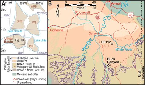 A General Location Of Intermontane Basins Containing Grf Strata And