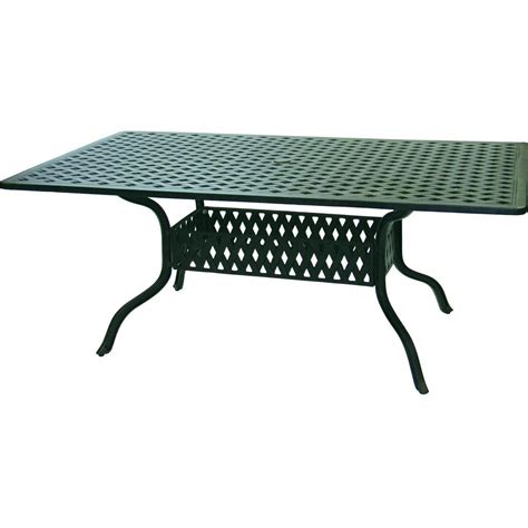 Darlee Nassau 7 Piece Cast Aluminum Patio Dining Set With 2 Swivel Rockers Bbqguys