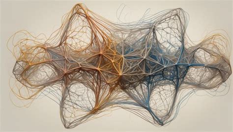 Premium AI Image | Abstract neural network in matte colors on white ...