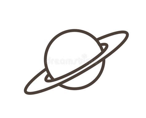 Cartoon Saturn Planet Vector Clipart Stock Illustration - Illustration ...