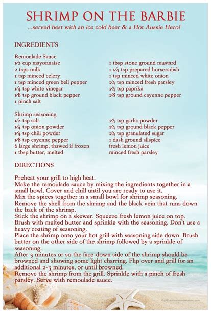 Hot Aussie Heroes Recipe Giveaway Tule Publishing Group