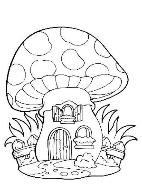 Printable Mushroom Coloring Pages For Kids – Rainy Weathers