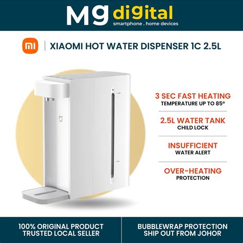 Xiaomi Mijia Water Dispenser C1 Instant Hot Water Dispenser Temperature