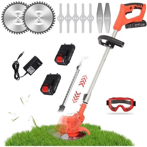 Strimmers Coupe Herbe Lectrique Sans Fil Coupe Bordure De Jardin V