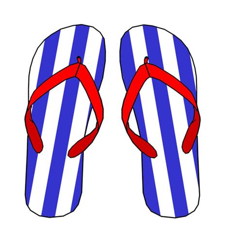 Flipflops Vector Image Public Domain Vectors Clip Art Library