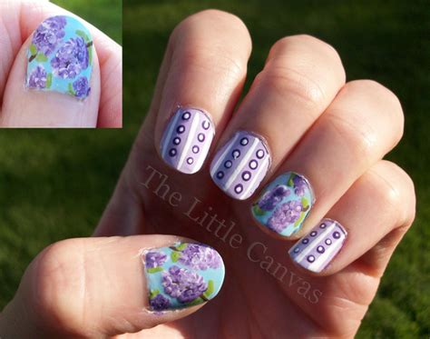 Lilac Nail Art | The Little Canvas A.'s (thelittlecanvas) Photo | Beautylish