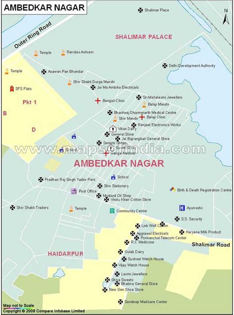 Ambedkar Nagar Map