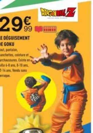 Promo Le Déguisement De Goku chez Centrakor iCatalogue fr