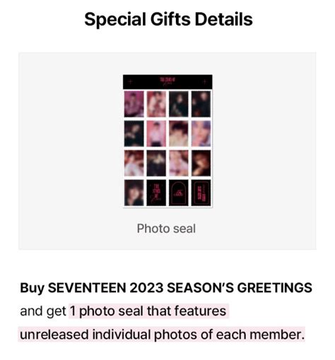 Wts Lfb Seventeen Seasons Greetings Full Set Hobbies Toys