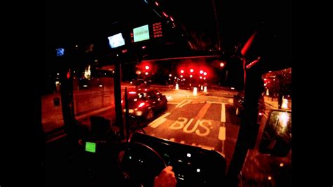 London Bus Driver View At Night Part 3 Youtube