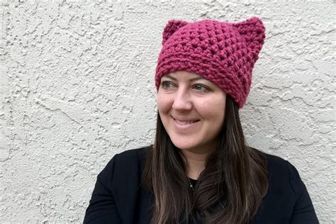 Pink Pussyhat Pussycat Hat Pussy Hat Pink Cat Hat Etsy