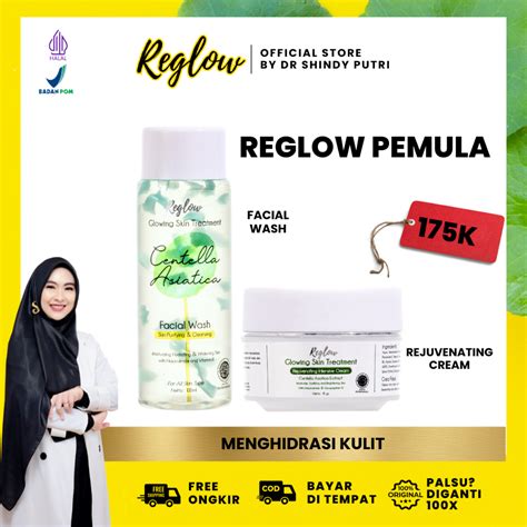 Jual Reglow Skincare Original Paket Pemula Best Combo Facial Wash Dan