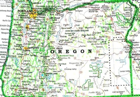 Oregon Geography Of Oregon