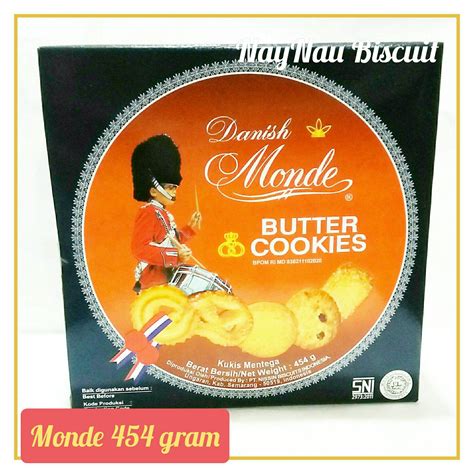 BISCUIT BUTTER COOKIES MONDE 454 Gram Biskuit Aneka Rasa Kukis