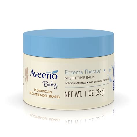 Aveeno Baby Eczema Therapy Nighttime Balm With Natural Oatmeal 1 Oz