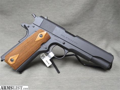 ARMSLIST For Sale Colt 1911 Black Army 45 O1911M Military Retro