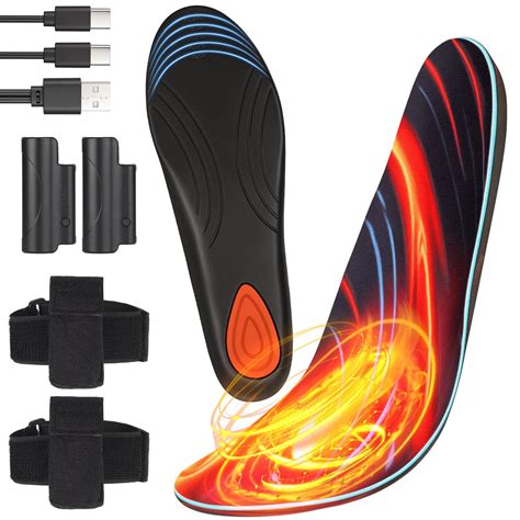 Heated Insoles Heated Insoles Rechargeable Foot Warmers With 3