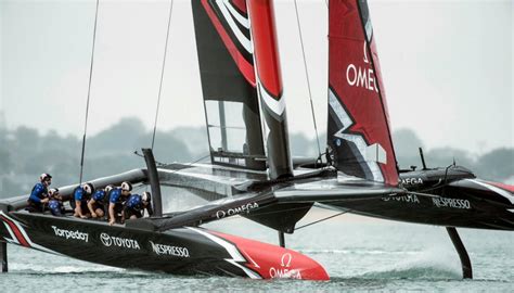 Video Emirates Team New Zealand Officially Launch Boat For 2017