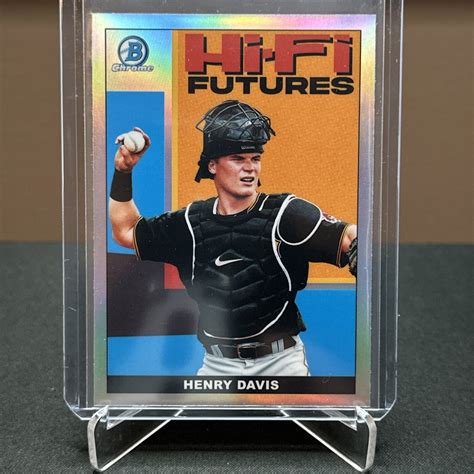 2022 Bowman Chrome Henry Davis HI FI Futures Rookie Card No HIFI 17