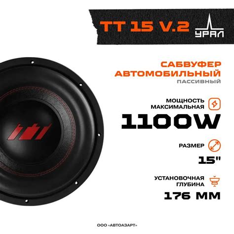 Сабвуферы 15 дюймов купить по низким ценам в интернет-магазине OZON