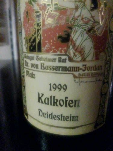 Dr Von Bassermann Jordan Deidesheim Kalkofen Vivino US